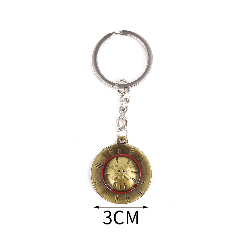 Anime Keychain Whitebeard, Ace & Luffy