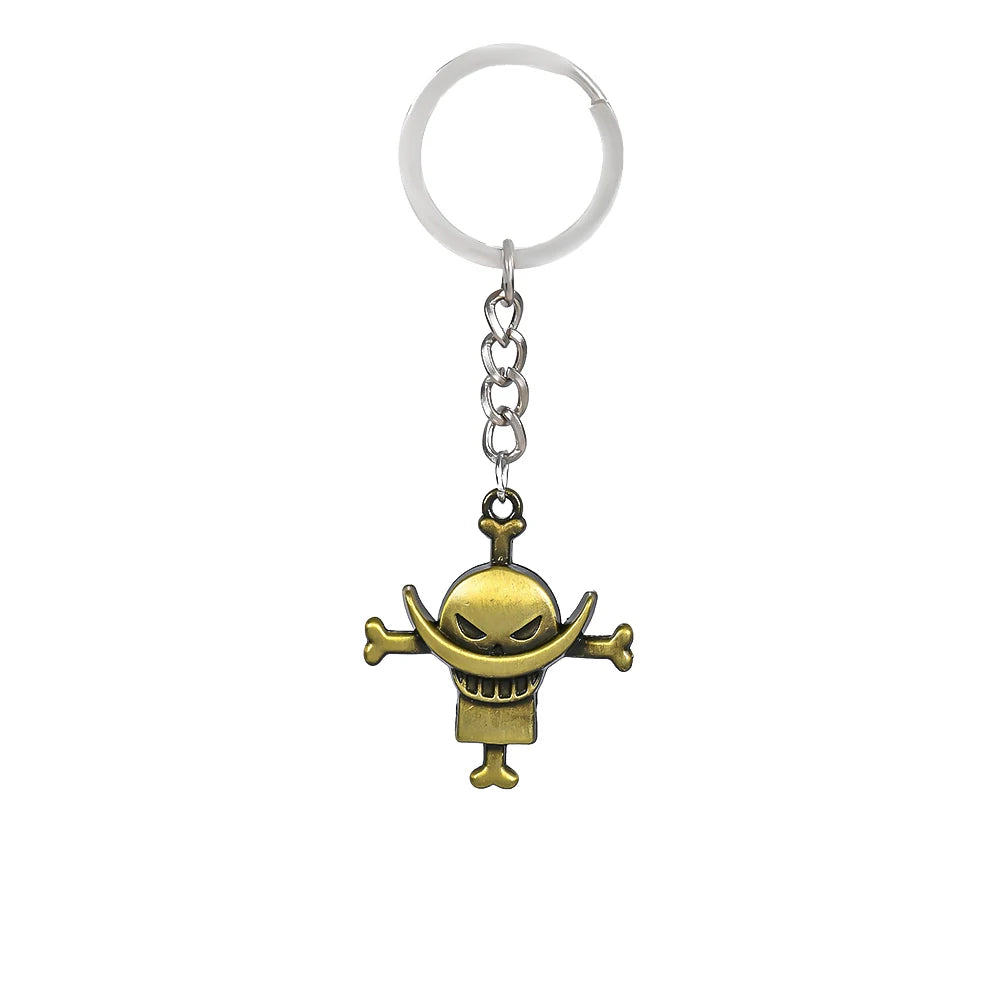 Anime Keychain Whitebeard, Ace & Luffy